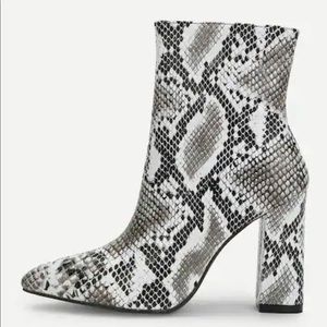 Snakeskin boots